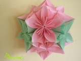 Origami-kvetinová gula