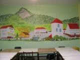 Malovaný obraz na stenu
